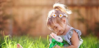 How to Get a Good Pic of Your Kid and the Easter Bunny Easter Bunny