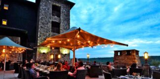 Springs Bistro Springs Bistro at Night