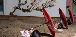 SoJo Spa Club Introduces Authentic Volcanic Sand Bath SoJo Spa Club Volcanic Sand Bath treatment