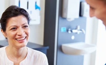All Women’s Healthcare Female Patient smiling