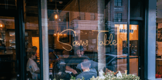 Sam’s Table Serves Vegetable-Forward Fare in Montclair Sam's Table Exterior Window