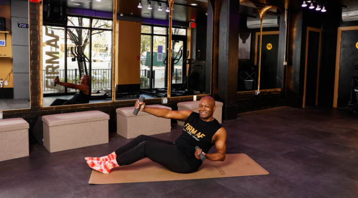 Firm AF in Hoboken Gets Groups to Sculpt. Burn. Repeat Carl Demonstrating Mat Routine