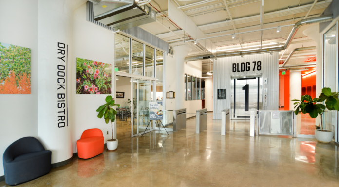 Kearny Point Community Hub Promotes Creativity and Connection Dry Dock Bistro Entrance